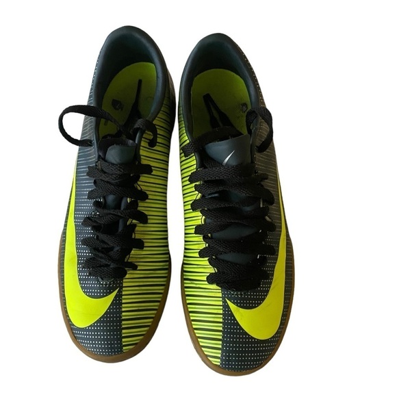 NIKE CR7 Ronaldo MercurialX VictoryVI Indoor Shoes Seaweed Volt M Size 6 W 7-7.5 - Picture 4 of 15